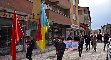 Tercan'da Gençlik Yürüyüşü yapıldı