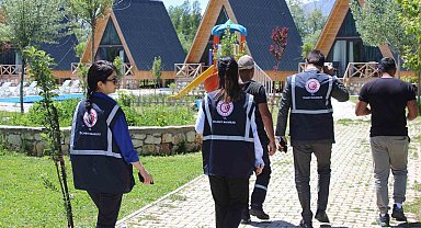 Turizm sezonu öncesi Ovacık'ta denetim