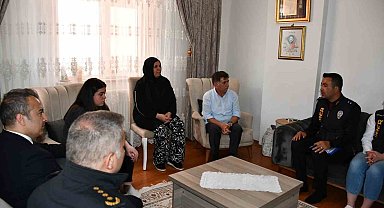 Vali Çiçek, POLHANE Projesi kapsamında hane ziyaretine katıldı