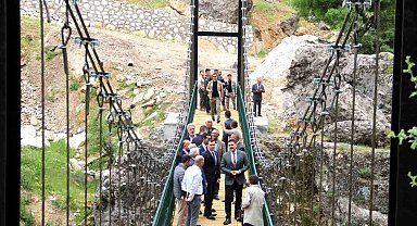 Vali Tekbıyıkoğlu, Çemişgezek'te incelemelerde bulundu