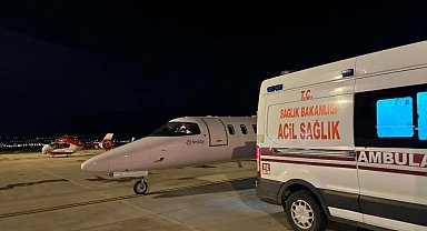 Van'da 6 yaşındaki çocuk hasta için ambulans uçak havalandı
