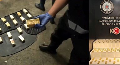 Van'da 94 kilo kaçak altın ele geçirildi