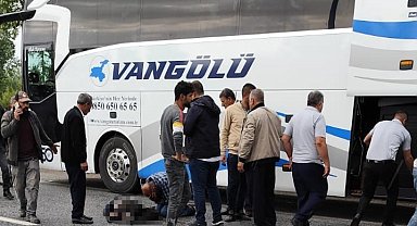 Van'da otobüsün çarptığı şahıs hayatını kaybetti