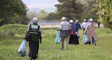 Yangına karşı ormanları temizlediler