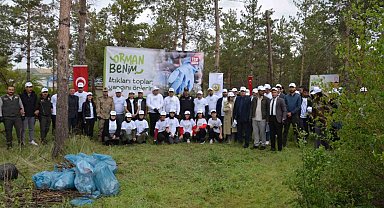 Yangına karşı ormanlık alanları ve bahçeleri temizlediler