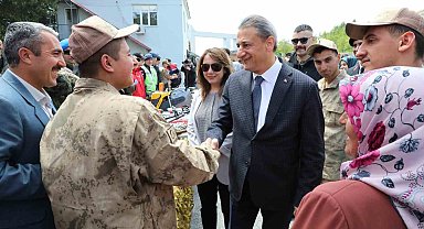 Yemin ettiler, asker olmanın gururunu yaşadılar