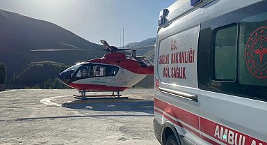 18 yaşındaki genç için helikopter havalandı