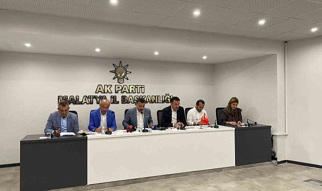 AK Parti İl Başkanı Gören, çalışmalar hakkında bilgi verdi