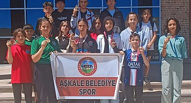 Aşkale atletizmde doludizgin