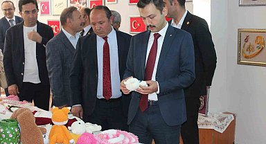 Aşkale'de el emeği göz nuru sergisi