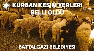 Battalgazi Belediyesi kurban kesim yerlerini belirledi