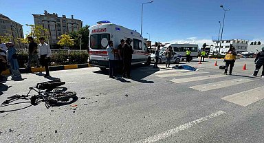 Beton mikserinin çarptığı bisikletli hayatını kaybetti