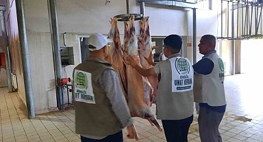 Bingöl'de 2 bin aileye kurban eti dağıtıldı