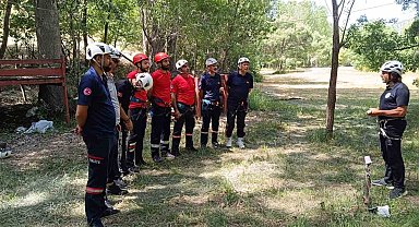 Bingöl'de itfaiye ekiplerine dağcılık eğitimi verilmeye başlandı