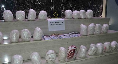 Bitlis'te 26 kilo metanfetamin ele geçirildi