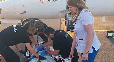 Bulgaristan'da kalp krizi geçiren Elazığlı vatandaş Türkiye'ye getirildi