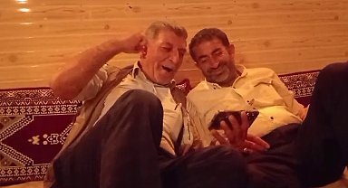 Çadırda milli maç keyfi