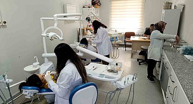 Çemişgezek'te, yaz nüfusu diş polikliniğinde yoğunluk oluşturdu