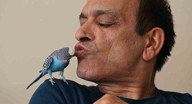 Dinleyen kulaklarına inanamıyor: Muhabbet kuşundan ''Sayın Cumhurbaşkanı Recep Tayyip Erdoğan'' tiradı