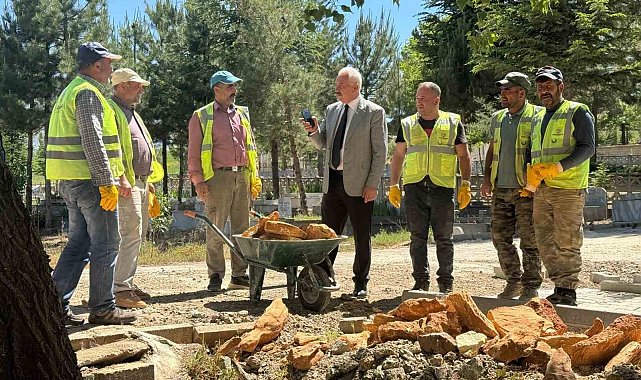 Doğanşehir Belediyesi'nin üst ve alt yapı çalışmaları sürüyor