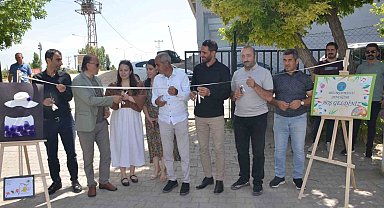 DSİ Ortaokulu öğrencilerinden resim sergisi