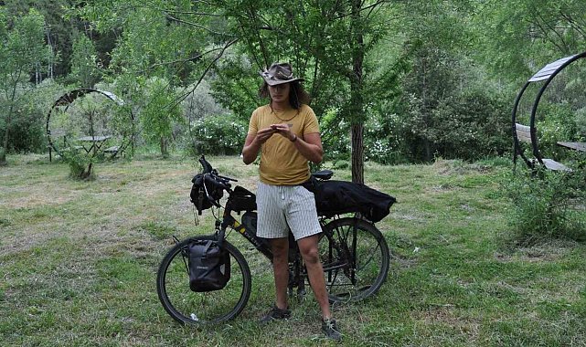 Dünya turuna çıkan İspanyol genç, Tunceli'ye hayran kaldı