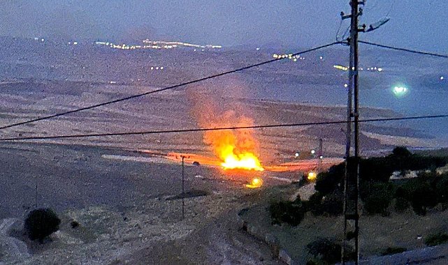 Ekili alanı yine yıldırım vurdu: Köylülerin erken müdahalesi yangının büyümesini engelledi