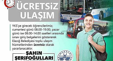 Elazığ Belediyesinden öğrencilere ücretsiz ulaşım imkanı