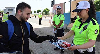 Elazığ'da 'Yolun sonu bayram olsun' mottosuyla denetim