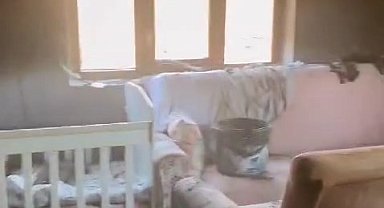 Elazığ'da ev yangını