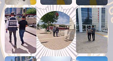 Elazığ'da kesinleşmiş hapis cezası bulunan 28 zanlı yakalandı