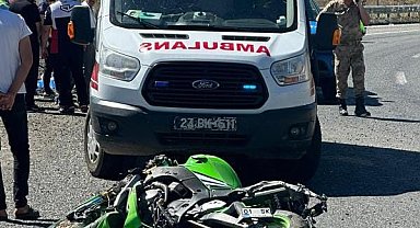 Elazığ'da motosiklet devrildi: 1 ölü