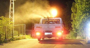 Erzincan'da ilaçlama çalışması yapıldı