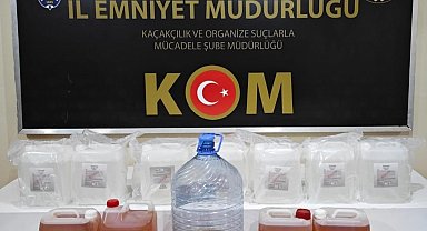 Erzincan'da sahte alkol üretimi yapan 4 kişi yakalandı