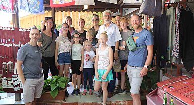 Erzincan'ın Kemaliye ilçesi Amerikalı turistleri ağırladı