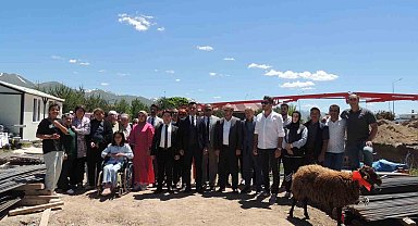 Erzurum engelsiz yaşam merkezi gündüzlü bakım ünitesi projesinin temeli atıldı