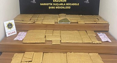 Erzurum polisinden uyuşturucu operasyonu