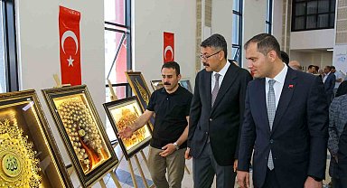 Hükümlülerin el ürünleri sergilendi