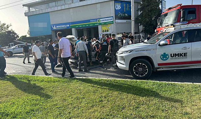 İki aracın karıştığı kazada: 2 yaralı