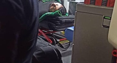 İran'a yük taşıyan tır kaza yaptı: Sürücü yaralandı