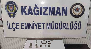 Kağızman'da tarihi eser operasyonu