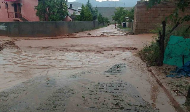 Kağızman'ı sel vurdu, çok sayıda ev ve ahır yıkıldı