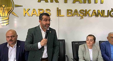 Kars'ta AK Partililer bayramlaştı