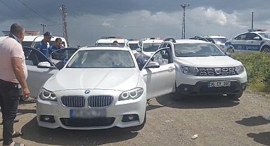 Kars'ta polisin dur ihtarına uymayan sürücü takip sonucu yakalandı