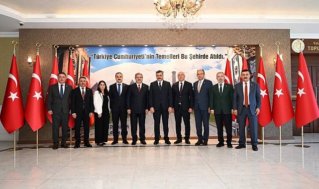 Komisyon üyelerinden Vali Çiftçi'ye ziyaret