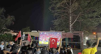 Malatya'da konteyner kentte milli coşku