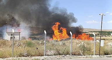 Malatya'da korkutan yangın