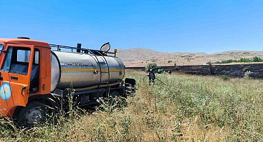 Malatya'da, korkutan yangın