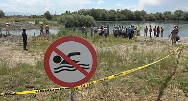 Murat Nehri'nde suya kapılan genç için arama kurtarma çalışması başlatıldı