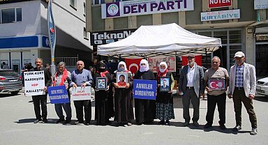 Muş'ta acılı annelerin evlat nöbeti devam ediyor